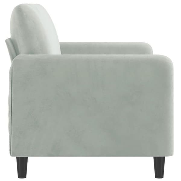 Maison Exclusive - Soffa 2-sits Grå 140 cm Sammet