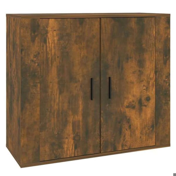 Maison Exclusive - Buffé Ek rökt 80x33x70 cm Ingenjörsträ