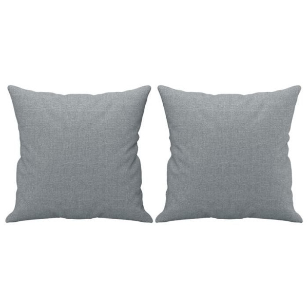 3-sitssoffa - Maison Exclusive - ljusgrå - tyg 100% polyester - robust metallram ljusgrått
