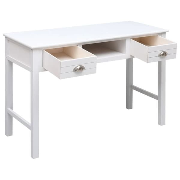 Maison Exclusive - Kontor Vit 110 x 45 x 76 cm Trä Vit