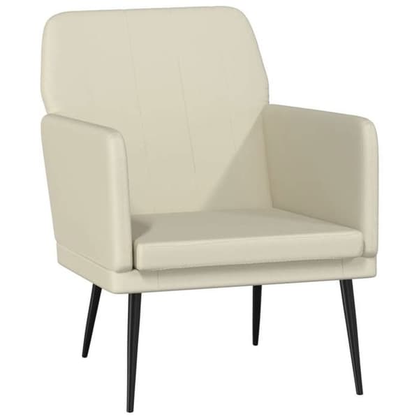 Maison Exclusive - Stol Creme 61x78x80 cm Simil læder
