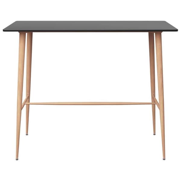 Maison Exclusive - Musta baaripöytä 120x60x105 cm
