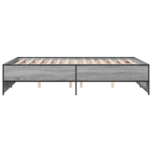 Maison Exclusive - Sengestel uden madras sonoma grå 120x200 cm