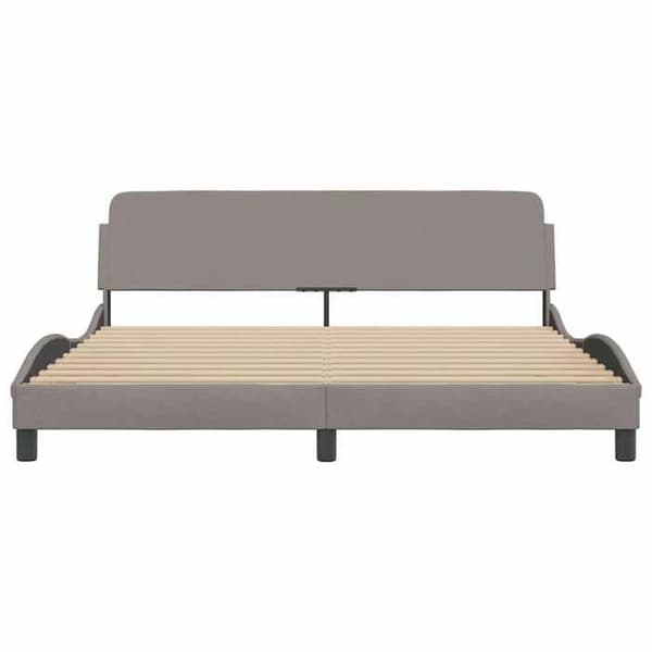 Maison Exclusive - Sängram Dover taupe 180x200 cm tyg mol