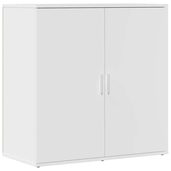 Maison Exclusive - Buffé vit 79x38x80 cm ingenjörsträ