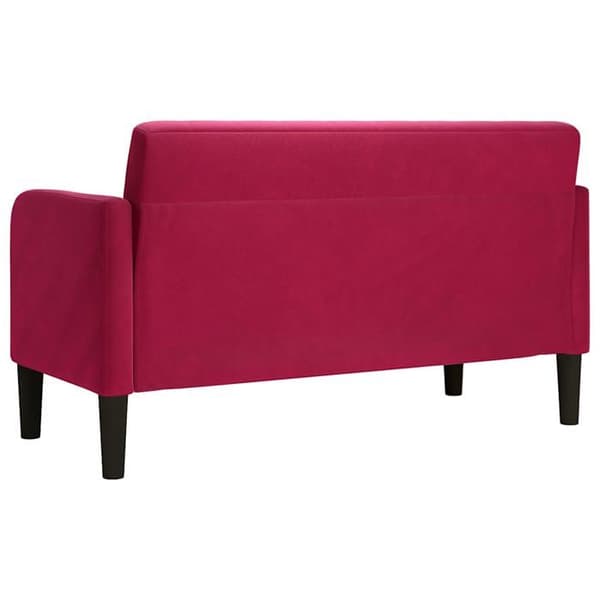 Maison Exclusive - Rød bordeaux 109 cm velour sofa