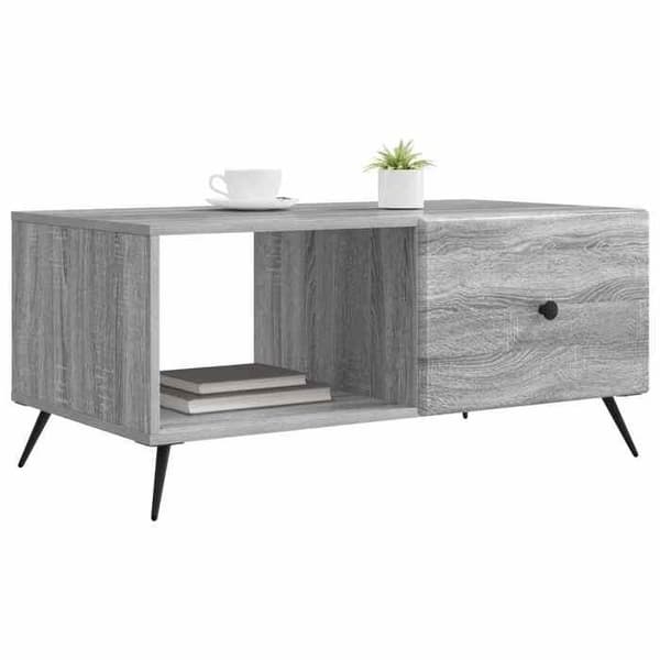 Maison Exclusive - Soffbord Sonoma grå 90 x 50 x 40 cm Ingenjörsträ