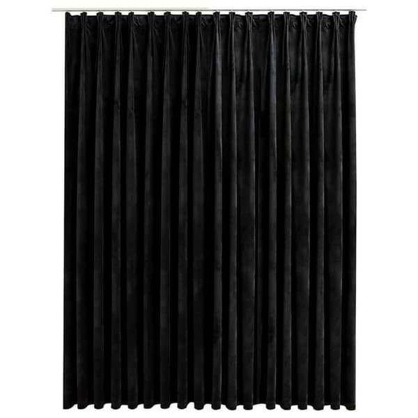 Valoeste - Maison Exclusive - Sametti - Musta - 290 x 245 cm Svart