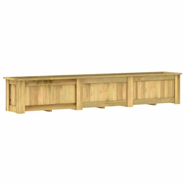 Höjd planteringslåda - EXKLUSIV HEM - 291x50x50 cm - Impregnerad furu - Rektangulär - Väderbeständig