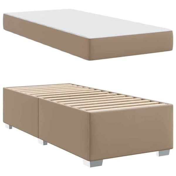 Maison Exclusive - Sängram Cappuccino 100 x 200 cm PVC