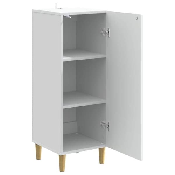 Maison Exclusive - Buffet Hvid 33 x 34,5 x 90 cm Ingeniørtræ