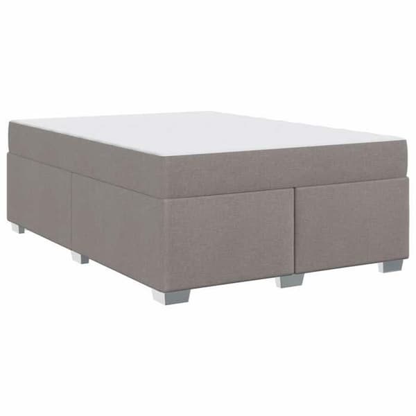 Maison Exclusive - Sängram Taupe 140 x 200 cm tyg