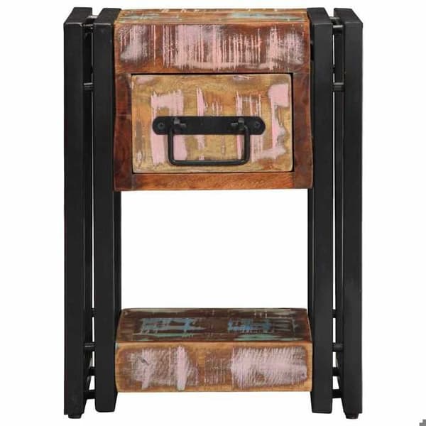 Maison Exclusive - Natbord 30 x 30 x 40 cm Solid Genbrugstræ