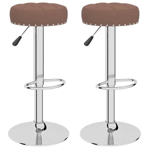 Maison Exclusive - Barstolar set om 2 brun tyg