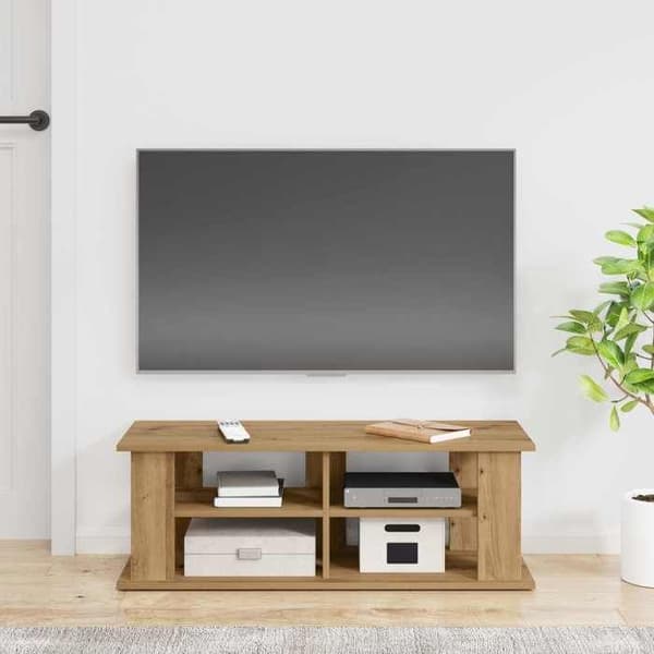 Maison Exclusive - TV-stativ 96 x 35 x 33,5 cm Håndlavet eg
