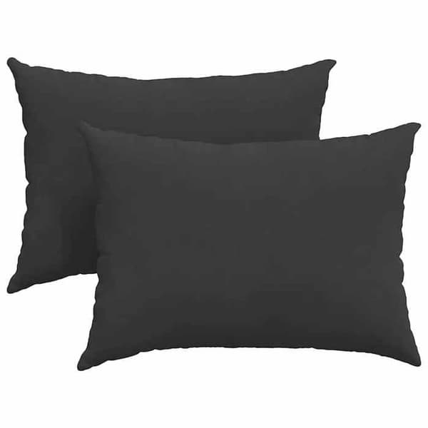 Soffkuddar - EXKLUSIVT HEM - Rektangulär - 70x50 cm - Svart - Avtagbara (2 st) Svart