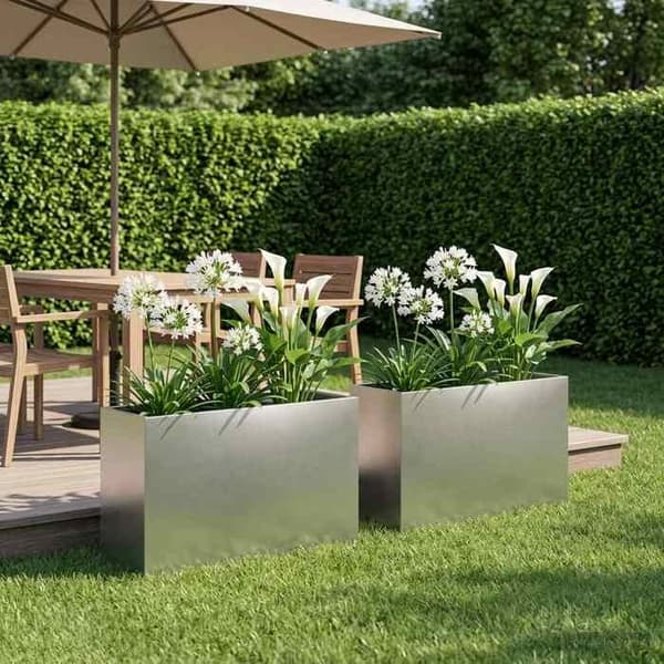 Maison Exclusive - Havekrukke 2 stk Sølv 80 x 40 x 50 cm