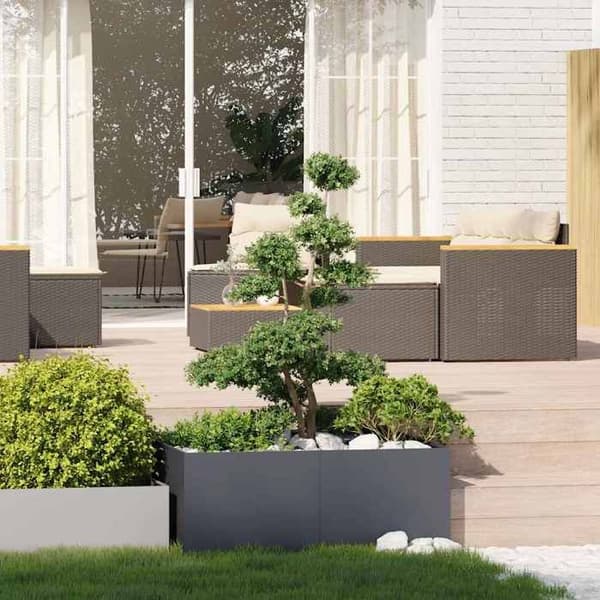 Maison Exclusive - Anthracite kruka 100x100x40 cm stål