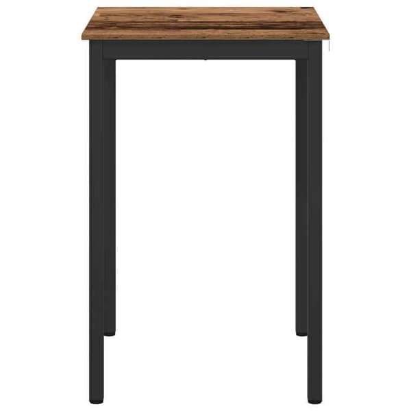 Matbord - EXKLUSIV HEM - Rektangulär 70 cm - Ingenjörsträ - Metallben - Trälook
