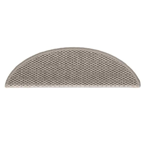Maison Exclusive - Selvklæbende trappetæpper 30 stk 56x17x3 cm sølv