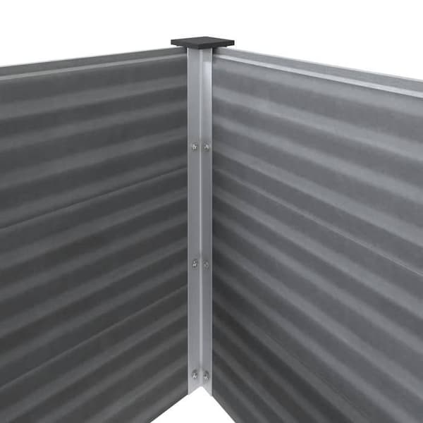 Maison Exclusive - Hævet havebed i WPC 150x50x91 cm Grå Grå