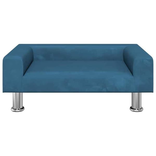 Maison Exclusive - Hundsäng blå 70x45x26,5 cm sammet blå