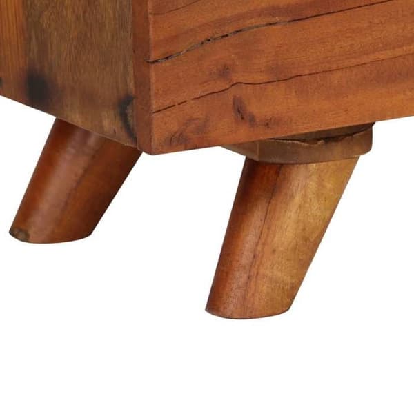 Maison Exclusive - TV-møbel i solid genbrugstræ 140x30x40 cm brun