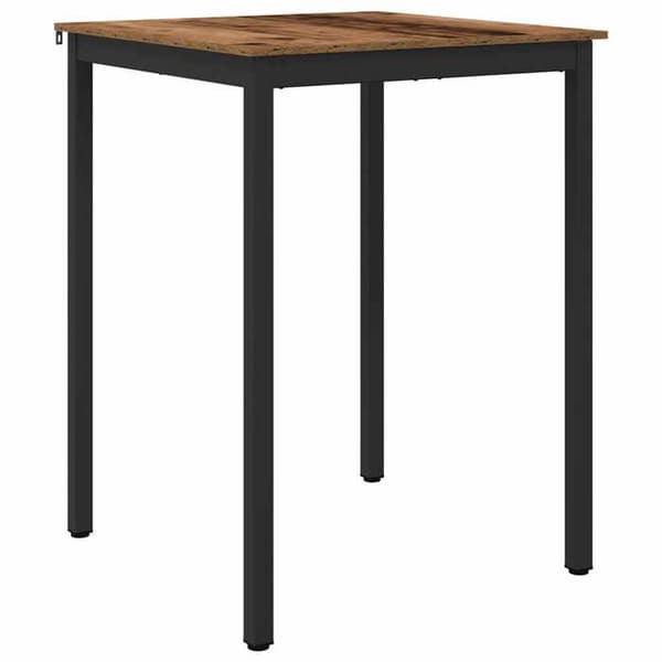 Matbord - EXKLUSIV HEM - Rektangulär - Ingenjörsträ - Metallben - 80 cm