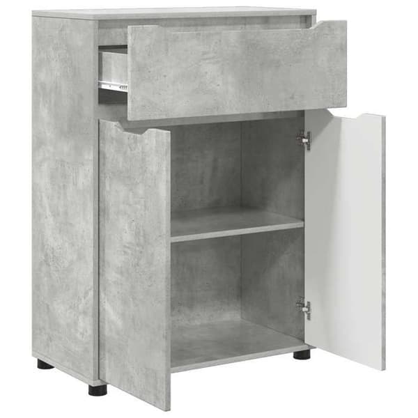 Maison Exclusive - Badeværelsesskab Grå beton 72,5 x 36,5 x 100 cm
