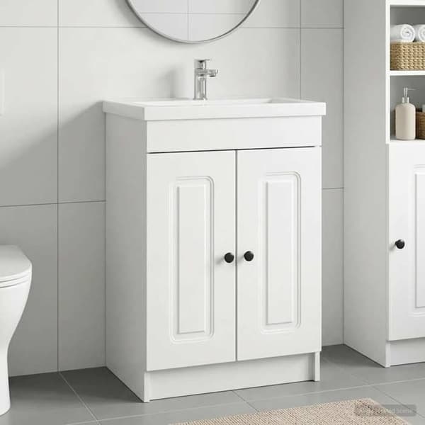 Maison Exclusive - Badrumsskåp under diskbänk Vit 78,5 x 37,5 x 81 cm Vit