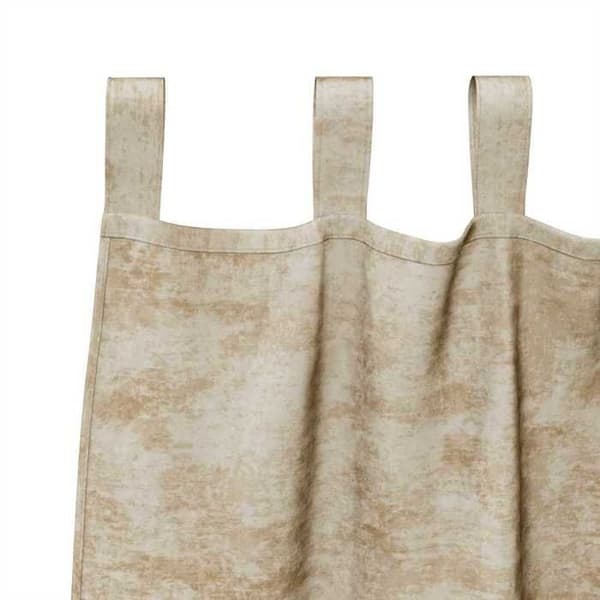 Maison Exclusive - Gardiner i sammet 2 st Kräm 175 x 140 cm Sammet Grädde