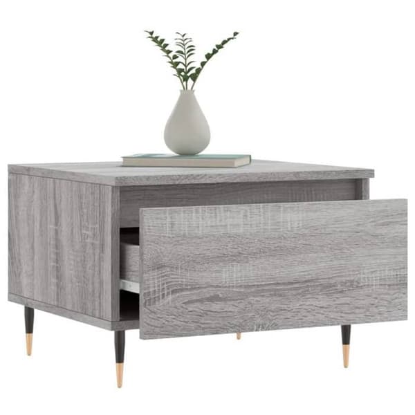 Maison Exclusive - Sofaborde 2 stk sonoma grå 50x46x35 cm ingeniørtræ sonoma grå