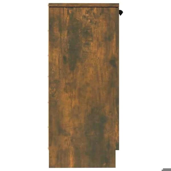 Maison Exclusive - Buffé Ek rökt 30x30x70 cm Ingenjörsträ