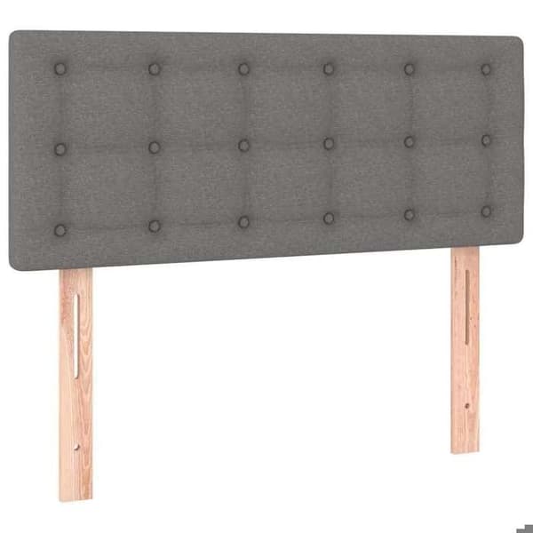 Maison Exclusive - Hovedgærde Mørkegrå 90x5x78/88 cm Stof