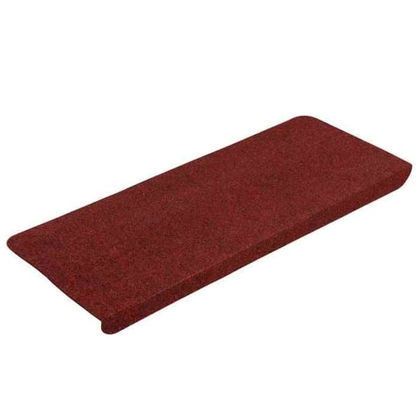 Maison Exclusive - Självhäftande trappmattor 30 st röd 65x24,5x3,5 cm