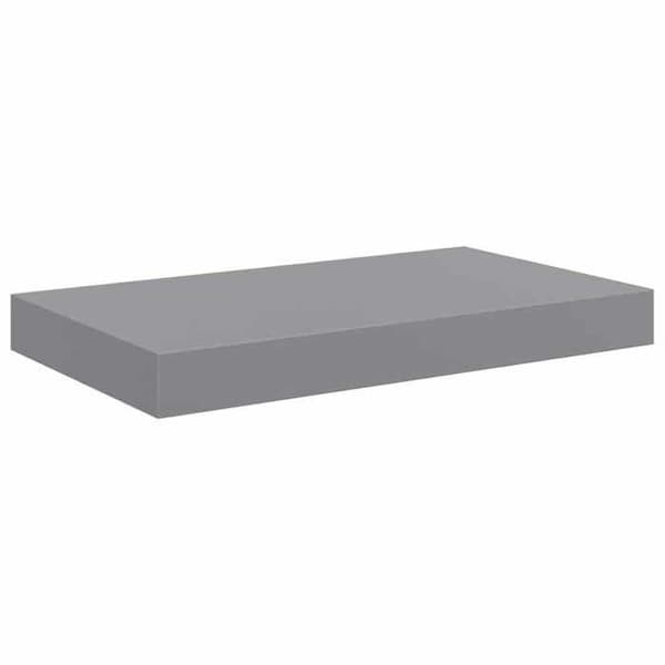 Maison Exclusive - Kelluva seinähylly harmaa 40x23,5x3,8 cm MDF Grå