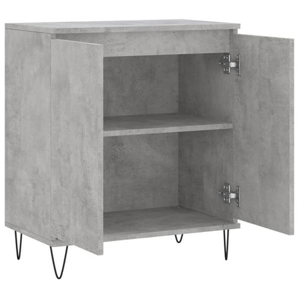 Maison Exclusive - Buffet Grå beton 60x35x70 cm Ingeniørtræ