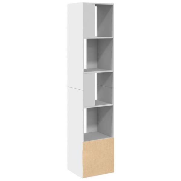 Maison Exclusive - Hvidt bibliotek 40x36x189 cm ingeniørtræ