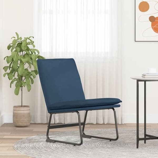 Maison Exclusive - Sininen lepotuoli 52x75x76 cm Kangas
