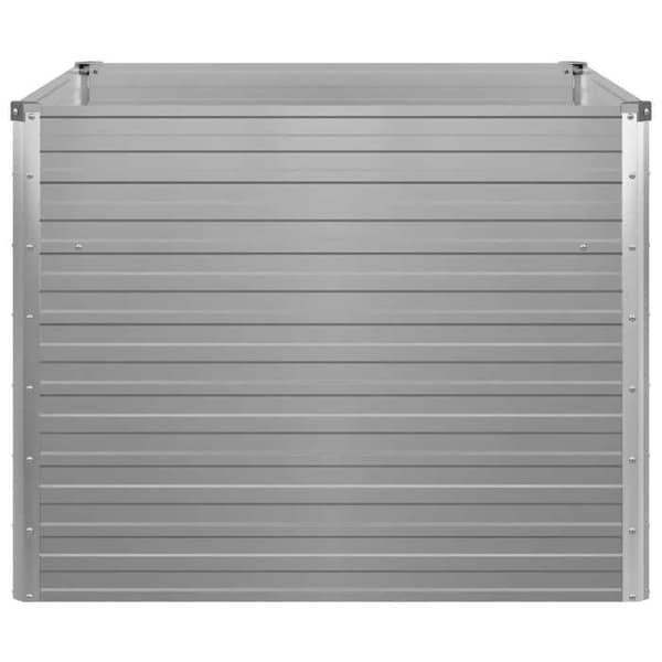 Maison Exclusive - Jardinière 100x100x77 cm Galvaniseret stål Grå