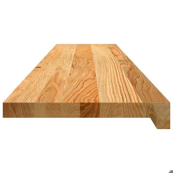Trappe - EKSKLUSIV HUS - 8 dele - Massivt egetræ - 120x30x2 cm - Lys brun ljusbrun