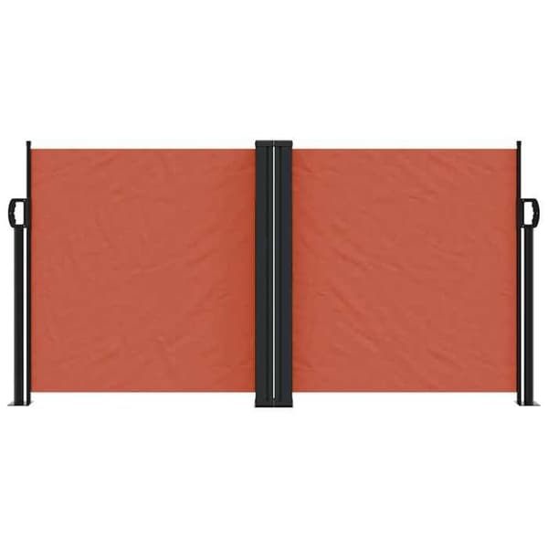 Maison Exclusive - Fällbart sidotak terrakotta 120x600 cm