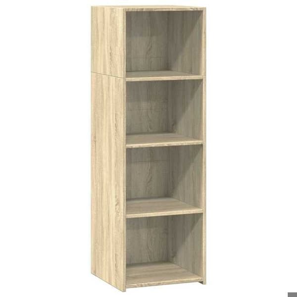 Maison Exclusive - Buffé ek sonoma 40x41x124 cm ingenjörsträ