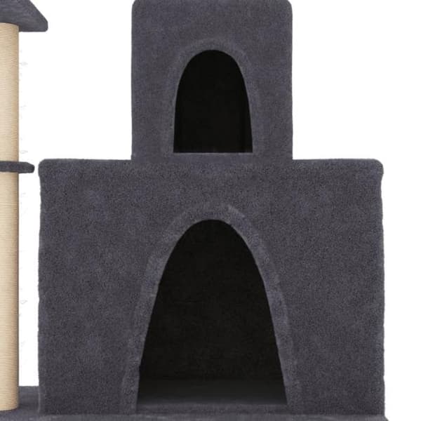 Maison Exclusive - Kattträd med sisal klöstrumpor Mörkgrå 83 cm mörkgrå
