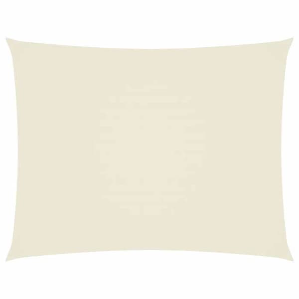 Maison Exclusive - Solsejl Oxford stof rektangulær 4x6 m creme