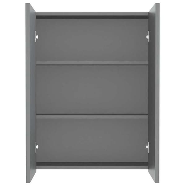 Maison Exclusive - Spegelskåp för badrum 60x15x75 cm MDF Antracit