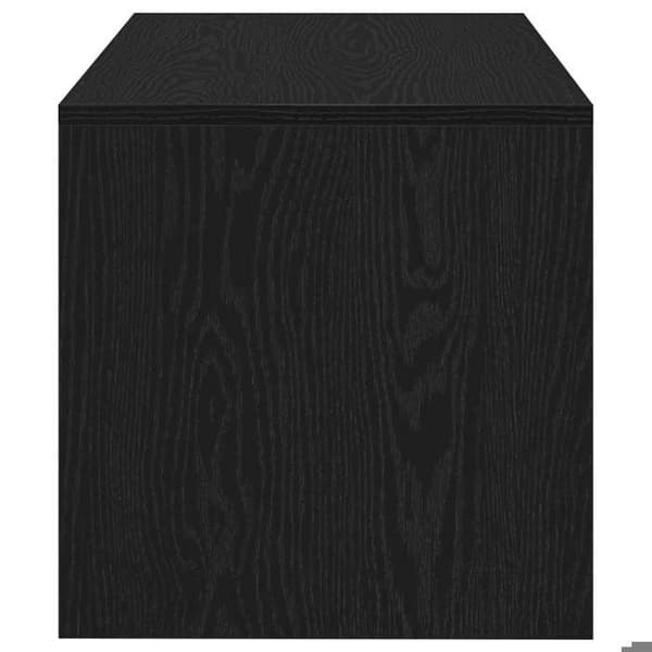 Maison Exclusive - TV-møbel i sort egetræ 60x40x40 cm i ingeniørtræ