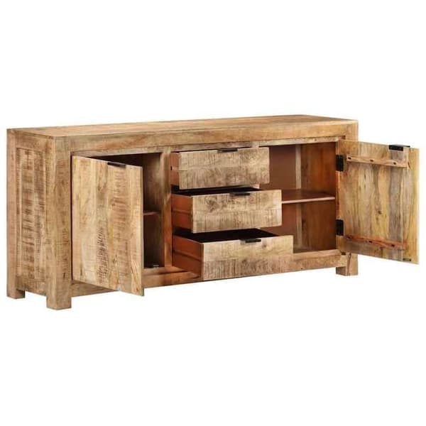 Maison Exclusive - Buffé 175x40x75 cm Rå mangoträ
