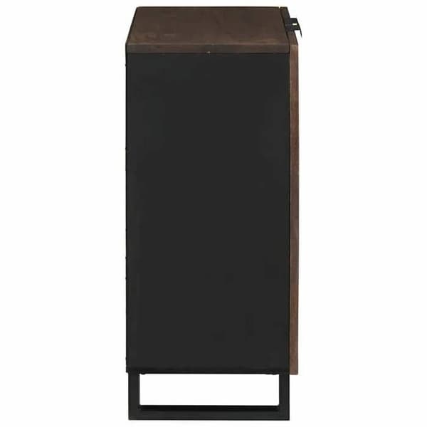 Buffé - EXKLUSIVT HUS - 60 x 33,5 x 75 cm - Massivt mangoträd - Valnöt - Rymlig förvaring Valnöt