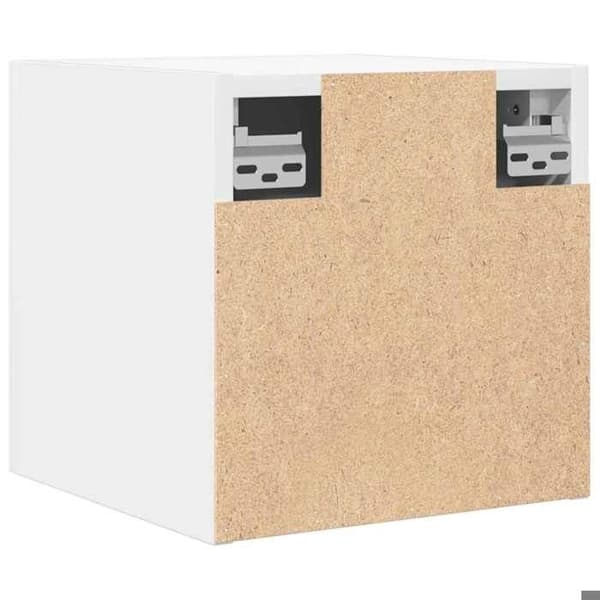Maison Exclusive - Väggmonterad TV-möbel Vit 30,5x30x30 cm Vit